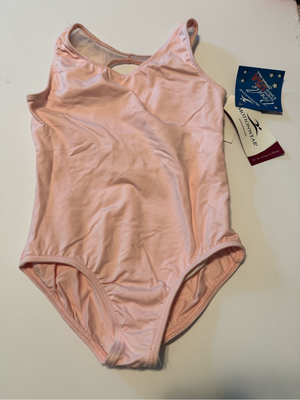 Motionwear Light Pink Tank Ballet Leotard- Child Large